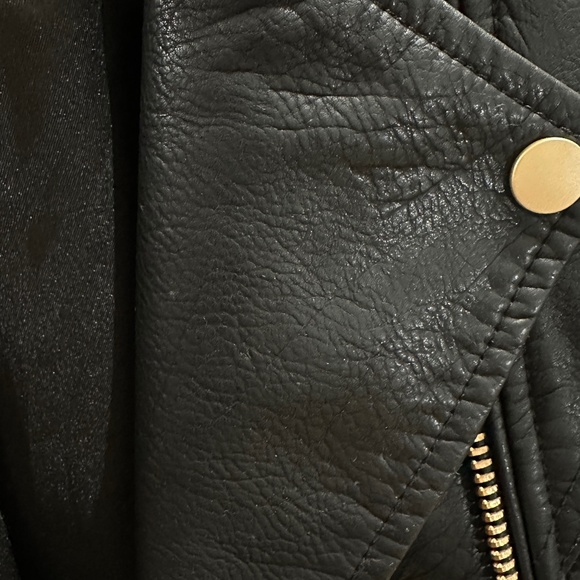 Blank NYC Faux Leather Moto Jacket Size XS - Picture 7 of 8